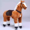 Pferd auf Rollen / Plüschpferd mit Rollen von UFREE HORSE, geeignet für Kinder von 3 - 9 Jahren.