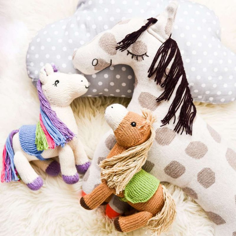 CMNIM Pferde Make-up-Tasche – ‚Just A Girl Who Loves Horses‘, 23x17x5,3 Cm, Wasserdichter Polyester, Doppelseitig Bedruckt, Vielseitiger Organizer