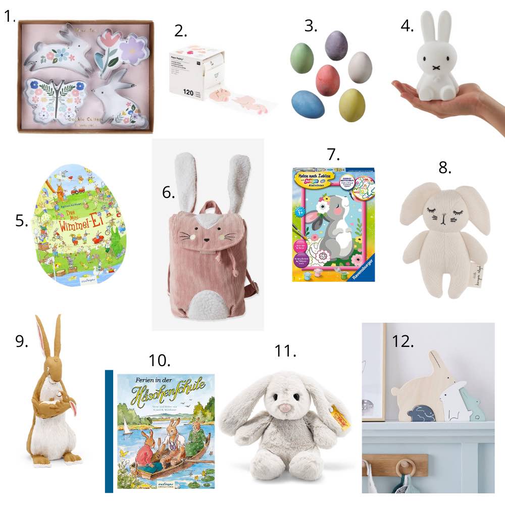Ostergeschenke für Kinder. Ein Hase zu Ostern. Tolle Auswahl an Geschenkideen zu Ostern bis 20 Euro. Geschenke zu Ostern für Mädchen und Jungen.