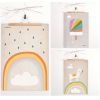 Regenbogen Poster / Print von pusteblumig Design als Dekoration für das Kinderzimmer.