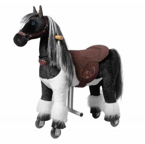 Galoppo® Spielzeug-Pferd zum Reiten für Kinder in braun 