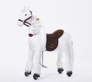 Mechanisches Reitpferd Pony auf Rollen Reitpony Ebony S für Kinder 3-6J Neu 