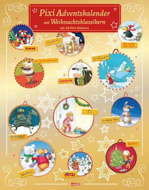 Pixi Adventskalender Gold 2022 Klassiker Weihnachtsklassiker