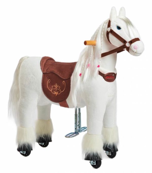 Fabelhafte Plschpferd Zum Reiten Mit Rollen Fotos