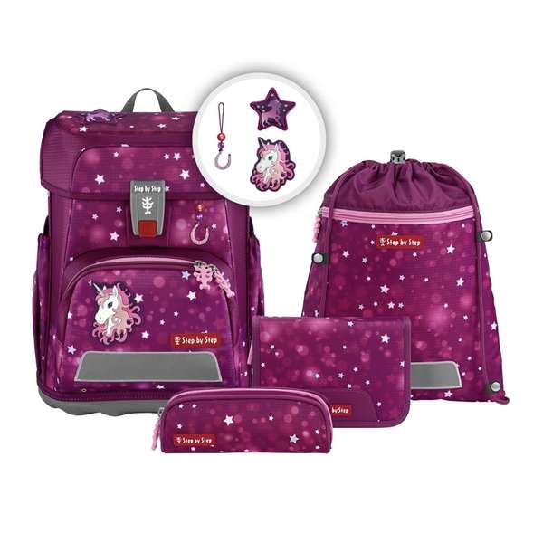 Schulrucksack-Set von Step by Step mitEinhorn-Motiv