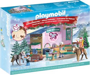 Playmobil Adventskalender Weihnachtsbacken im Reitcafe