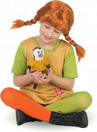 Pippi Langstrumpf Affe passend zum Kostüm