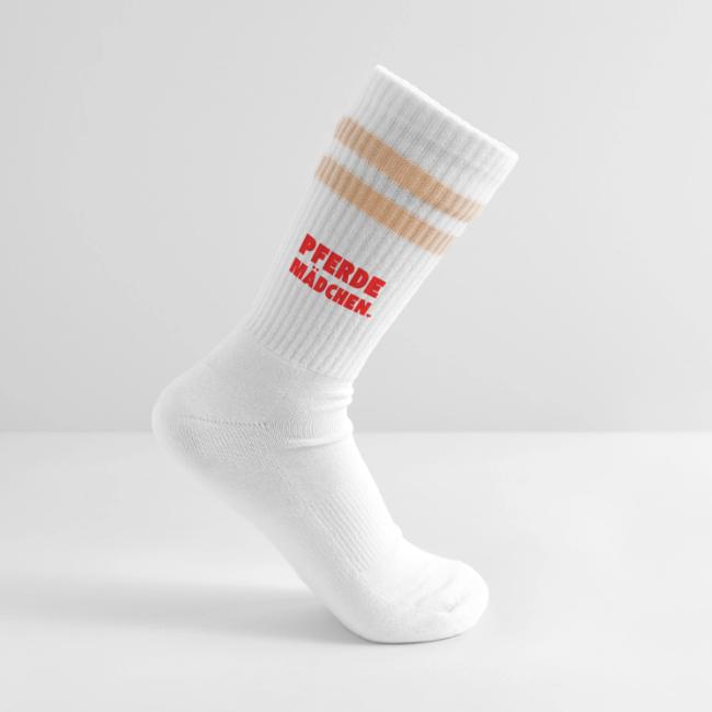 Tennissocken für pferdebegeisterte Mädchen und Frauen