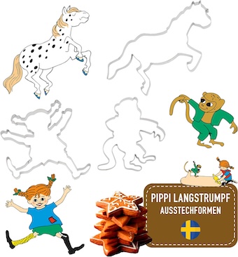Pippi Langstrumpf Keksformen Ausstecher