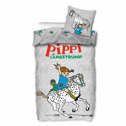 Pippi Langstrumpf Bettwäsche für Kinder