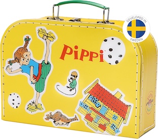 Kinderzimmer Dekoration Aufbewahrung mit Pippi Langstrumpf Motiv