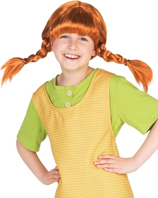 Pippi Langstrumpf Fasching Perücke