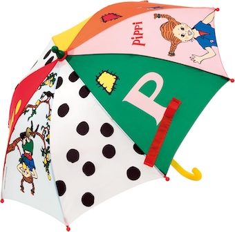 Regenschirm für kleine Pippi Langstrumpf Fans